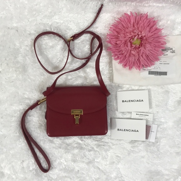 Balenciaga Bags Balenciaga Mini Leather Box Crossbody Bag Poshmark